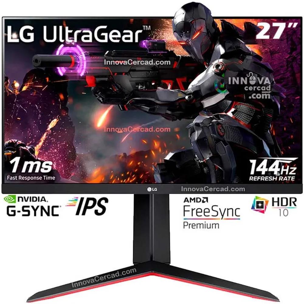Monitor LG UltraGear 27GN65R-B 27 IPS 144HZ 1Ms HDR10 G-SYNC
