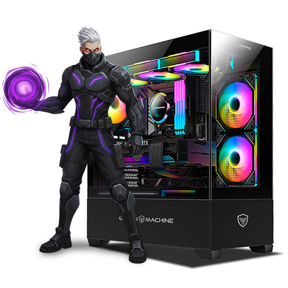 CPU Gamer Intel Core Ultra 7 265KF 32gb ddr5 1TB RTX5060 8GB Mipclista pink COMPUTADORA