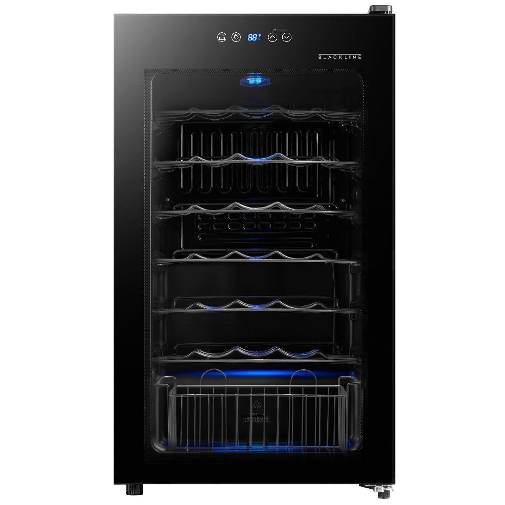 Vinera BLACKLINE 34 Botellas HS-129WEN Negro
