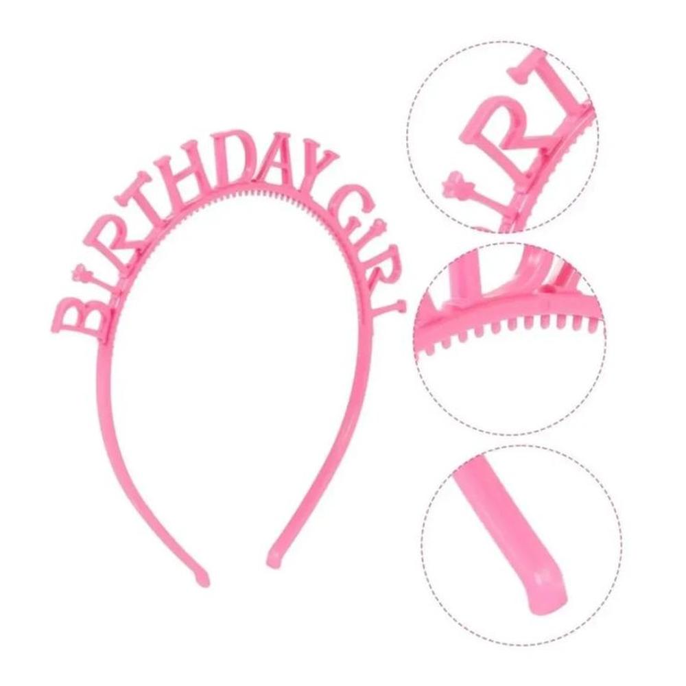 Vincha Feliz Cumpleaños Kawaii Verde