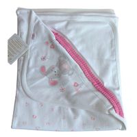 Manta Colcha de Bebé De Algodon Pima Rosado