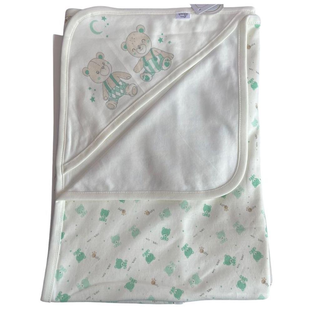 Manta Colcha de Bebé De Algodon Pima Blanco