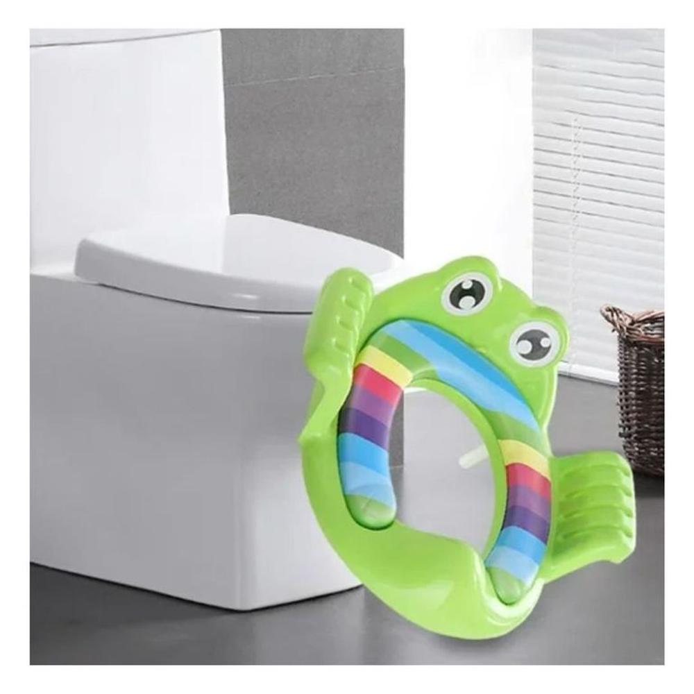 Asiento Adaptador Para Wc Entrenamiento Inodoro Verde
