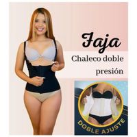 Faja Chaleco Doble Presión de Tirantes Removibles Colombiana