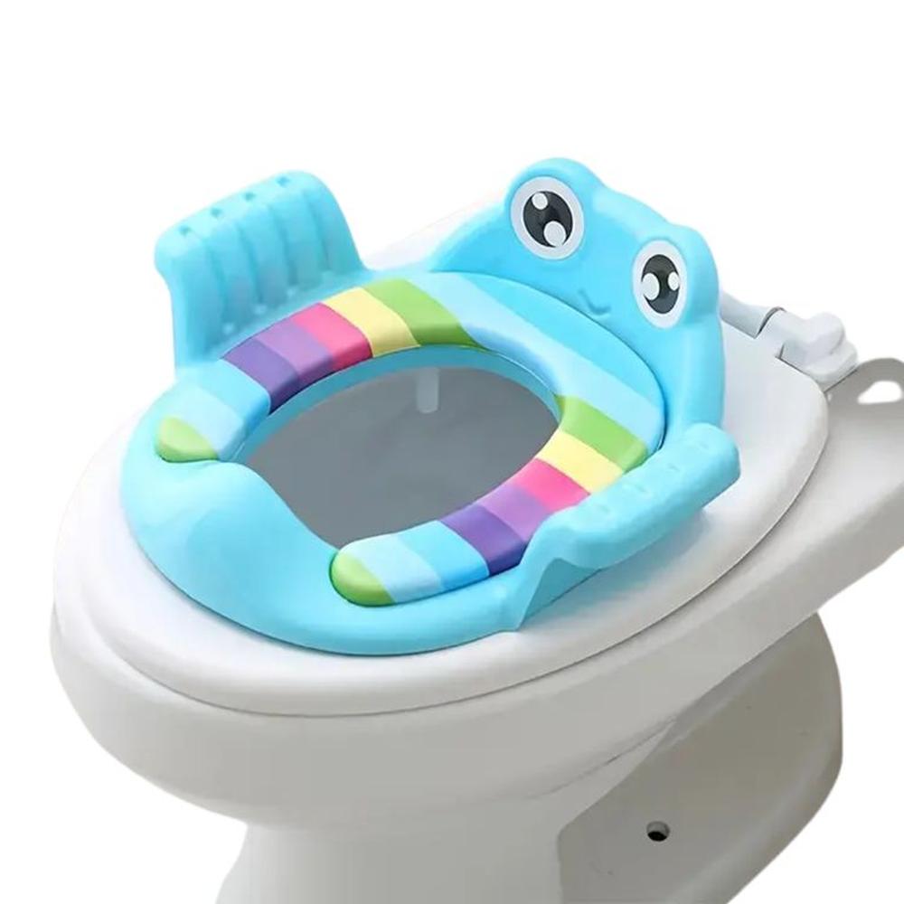 Asiento Adaptador Para Wc Entrenamiento Inodoro Celeste