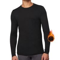 Polo Manga Larga Calentador Térmico Varon Micro Polar