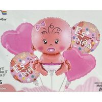 Pack 2 Bouquet de globos de 5 es una niña o niño (niño)