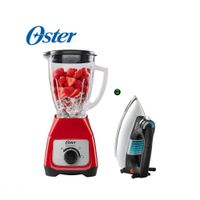 Combo Licuadora Oster-BLSTKAGRRD 1.5 Litros y Plancha Clásica