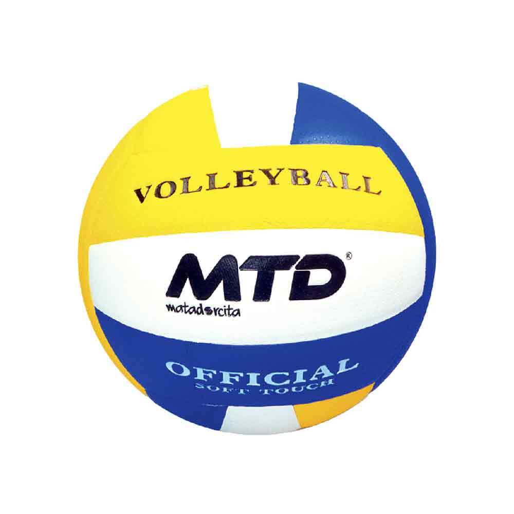 PELOTA P/VOLEY MATADORCITA MOD. CLASICO Color AMARILLO/AZUL Talla 5