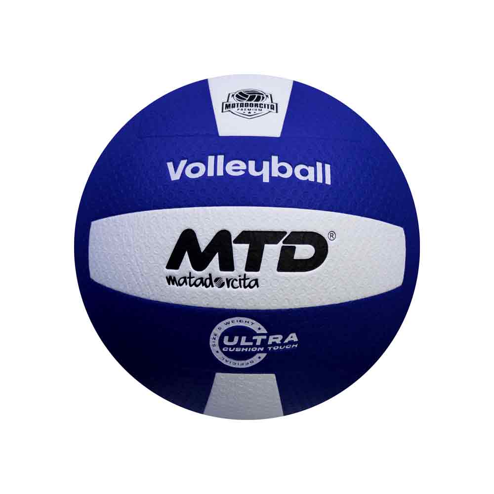 PELOTA P/VOLEY MATADORCITA PU PREMIUM MOD CLASICO Color AZUL/BLANCO Talla 5