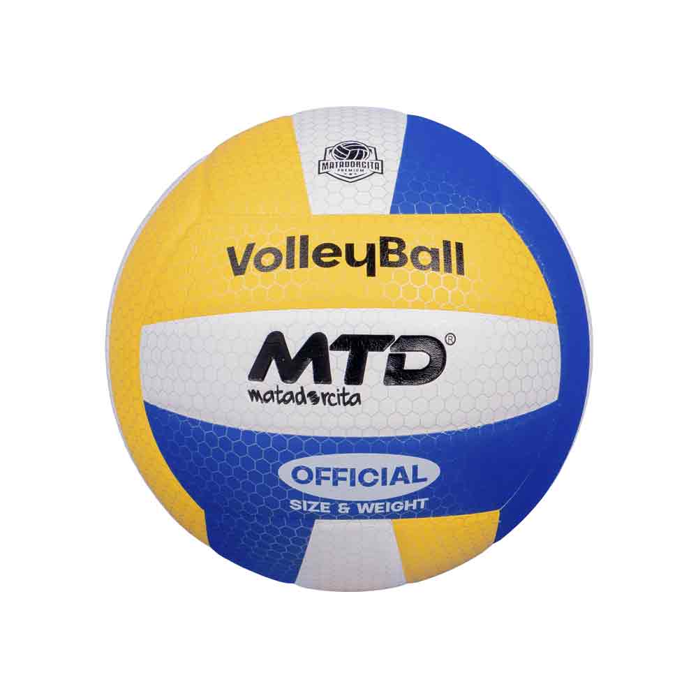 PELOTA P/VOLEY MATADORCITA MOD. CLASICO PANAL Color AMARILLO/AZUL Talla 5
