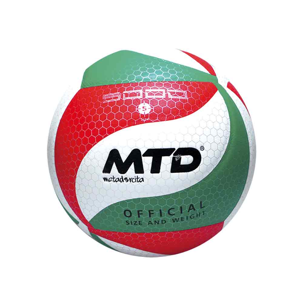 PELOTA P/VOLEY MATADORCITA PANAL MT-20 Color ROJO/VERDE Talla 5