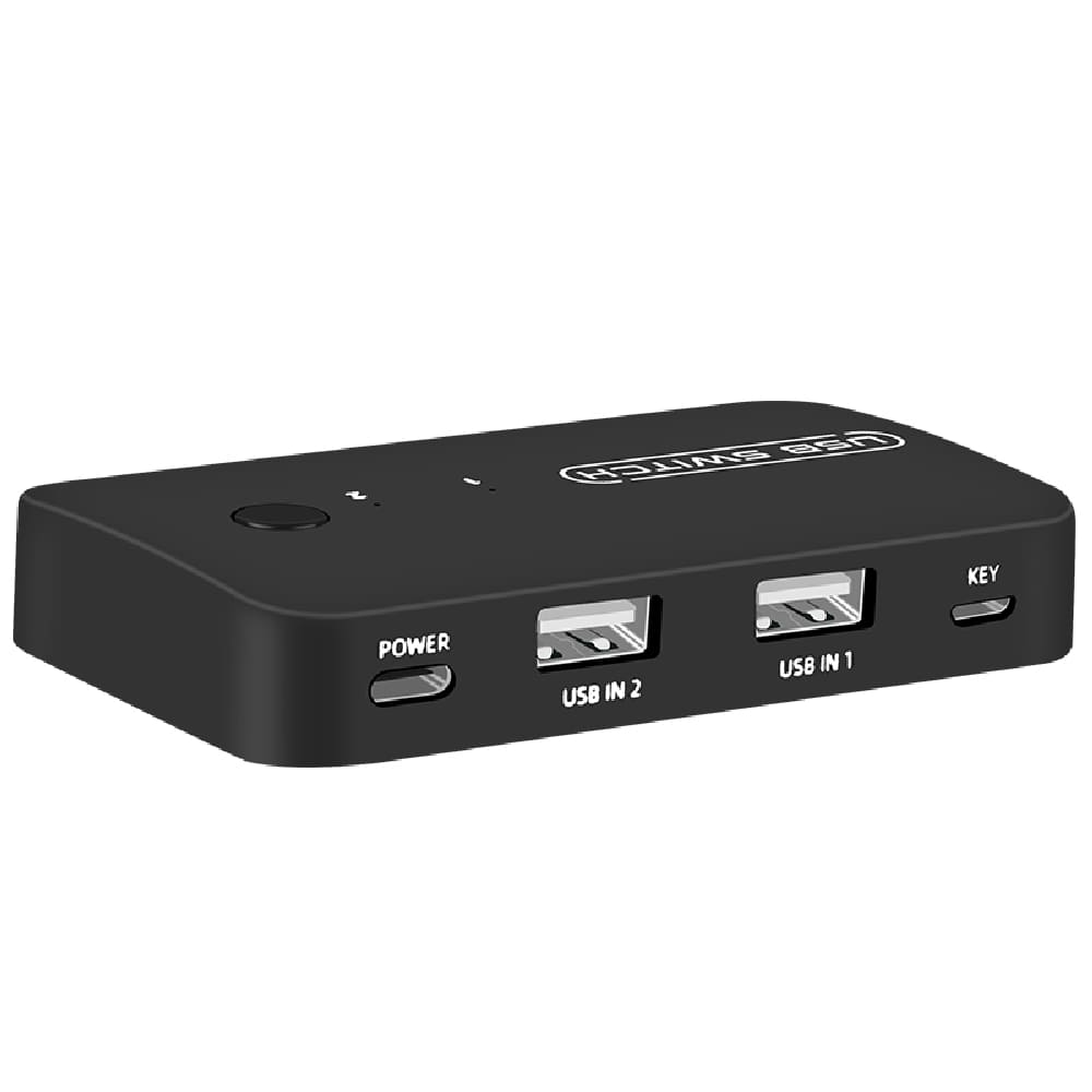 Switch USB2.0 2 Entradas 2 Salidas 2PC 1 teclado y Mouse