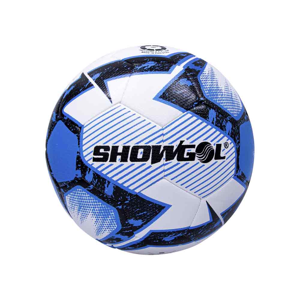 PELOTA P/FUTBOL SHOWGOL SCRUM Color BLANCO/CELESTE Talla 5