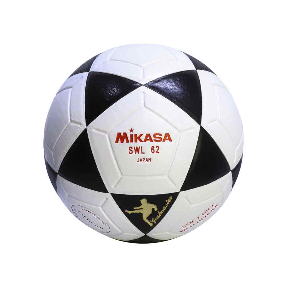 PELOTA P/FUTSAL MIKASA SWL62U CUERO SINT Color BLANCO/NEGRO Talla 3