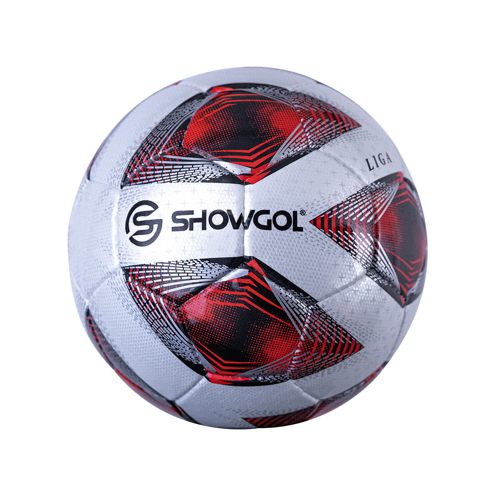 PELOTA P/FUTBOL SHOWGOL LIGA PU Color ROJO Talla 5
