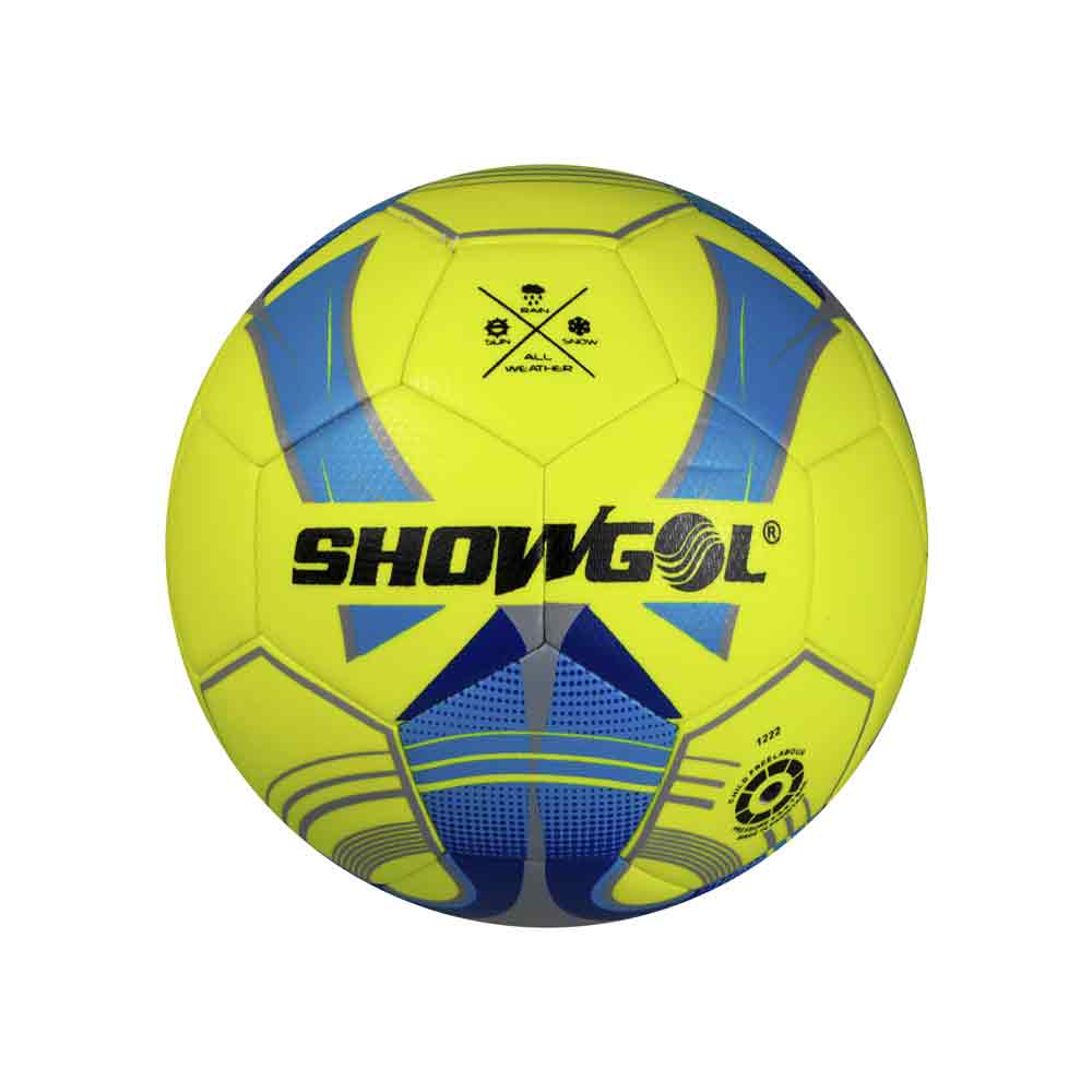 PELOTA P/FUTBOL SHOWGOL ELITE Color AMARILLO/CELESTE Talla 4