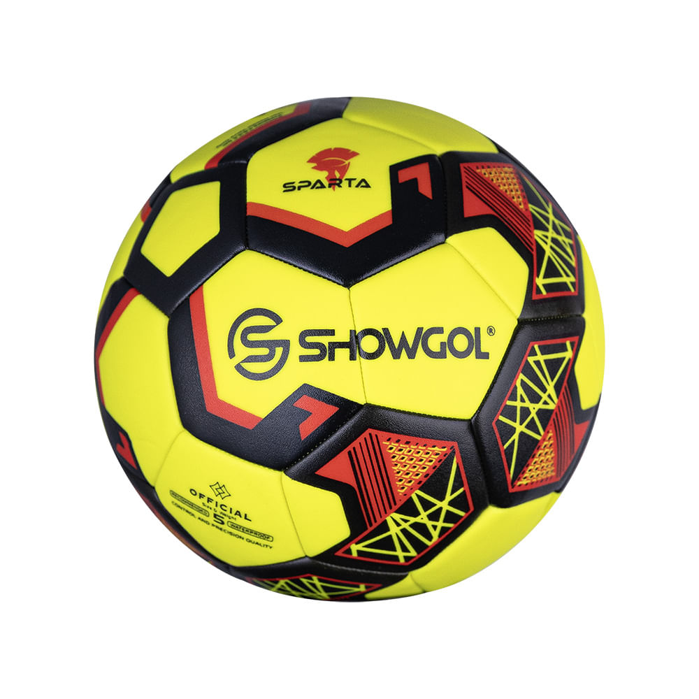 PELOTA P/FUTBOL SHOWGOL SPARTA PU Color AMARILLO Talla 5