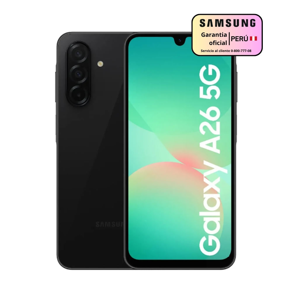 Celular Samsung Galaxy A26 5G Negro 128GB 6GB RAM
