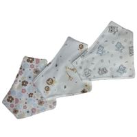 Pack 3 Babero Bandana Para Bebé (mujer)