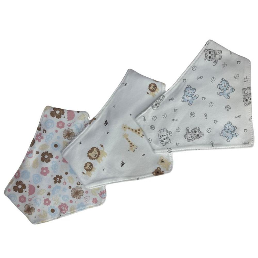 Pack 3 Babero Bandana Para Bebé (mujer)