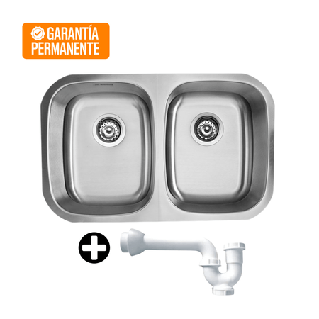 Lavadero Atlantico 2 pozas S/E 75x47.3cm Record