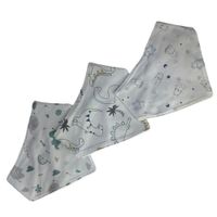 Pack 3 Babero Bandana Para Bebé (varón)