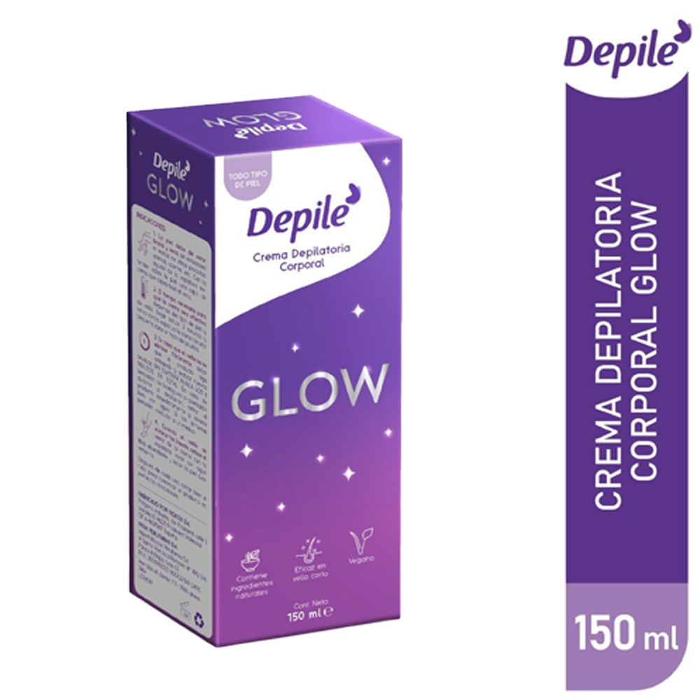 Crema Depilatoria DEPILÉ Glow Tubo 150ml
