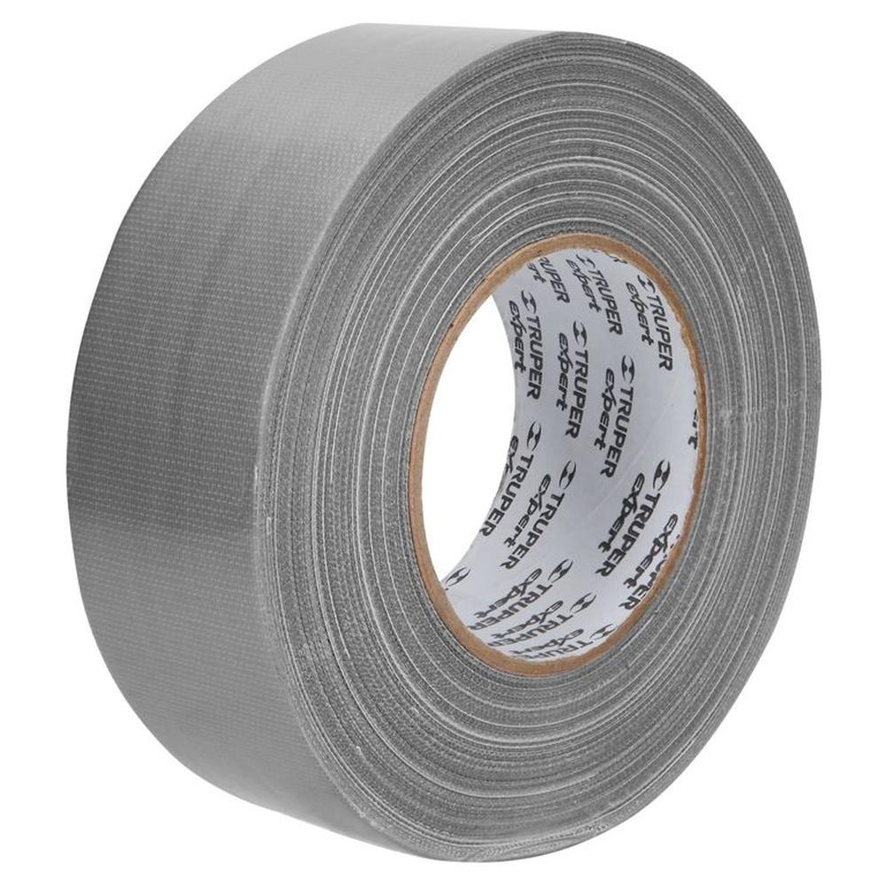 Cinta Duct Tape 2 x 50m sella ductos Plateado TRUPER EXPERT