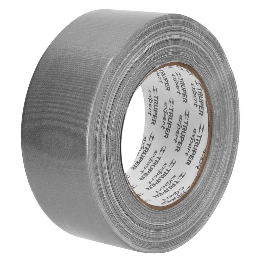 Cinta Duct Tape 2 x 30m sella ductos Plateado TRUPER EXPERT