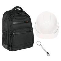kit ingeniero mochila portalaptop casco de ingeniero casco blanco