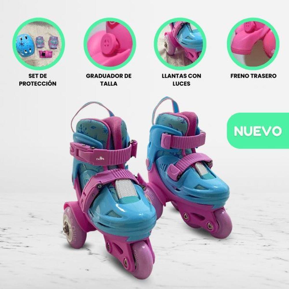 Patines Graduables para Niño «KIDS» Turquoise