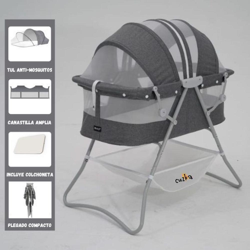 Cuna Portátil Plegable para Bebés «DOLLY» Gray