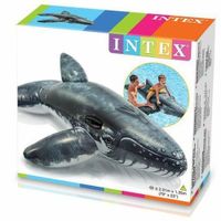 Flotador inflable didactico modelo ballena gris - Intex