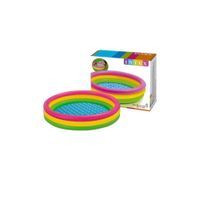 Piscina inflable 3 aros con base inflable Multicolor