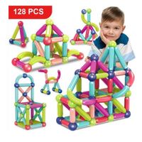 Bloques de construcción magneticos - 128 Pcs