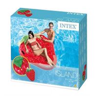 Intex - Colchoneta Inflable Fresa -168 x 142 cm