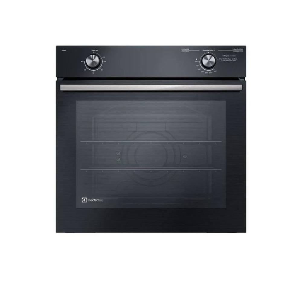 Horno Empotrable 80LT A Gas con Grill Black Electrolux OE8GL