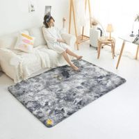 ALFOMBRA PIEL DE OSO GRAY 200x240cm para SALA DORMITORIO