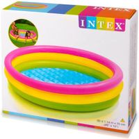 Intex - Piscina Inflable multicolor con base inflable