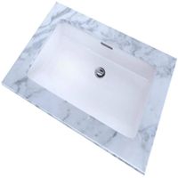 Lavamanos de empotrar modelo L520E rectangular marca TOTO