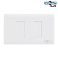 Interruptor doble deluxe home light