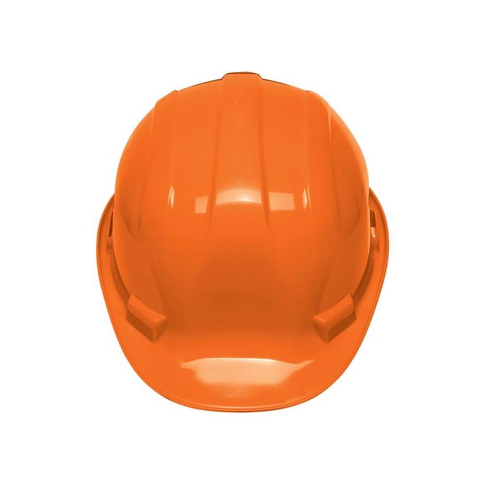 Casco Naranja para maestros de obra ajuste de matraca