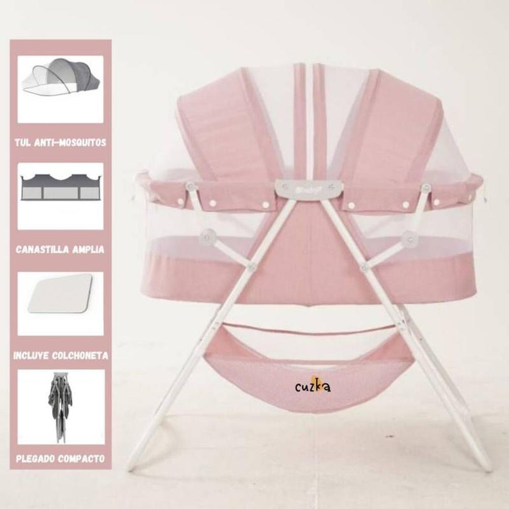 Cuna Portátil Plegable Para Bebé DOLLY PINK