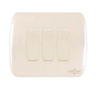 Interruptor triple clásico home light