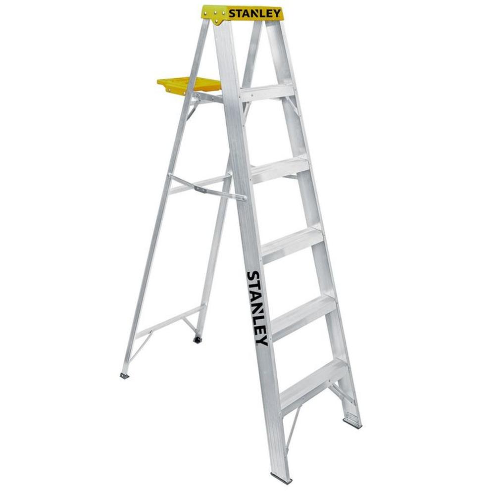 ESCALERA TIJERA 5 PELDAÑOS ALUMINIO STANLEY
