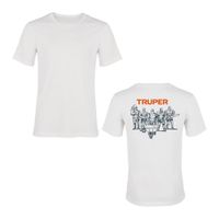 Polo blanco 100% algodón para Hombre - Truper