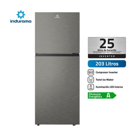 Refrigeradora Indurama RI-359I 203 litros Plata