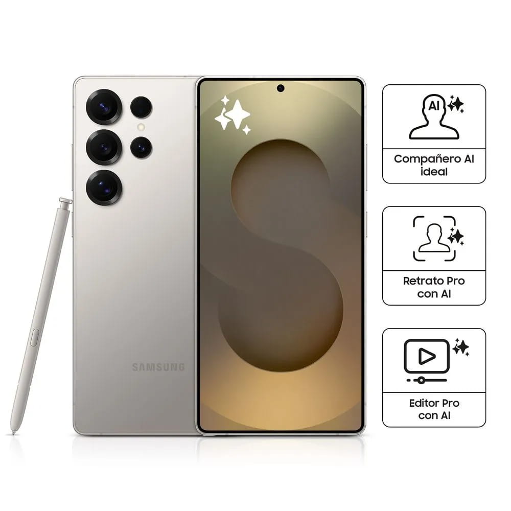 Celular Samsung Galaxy S25 Ultra 512GB ROM 12GB RAM - Titanium Gray