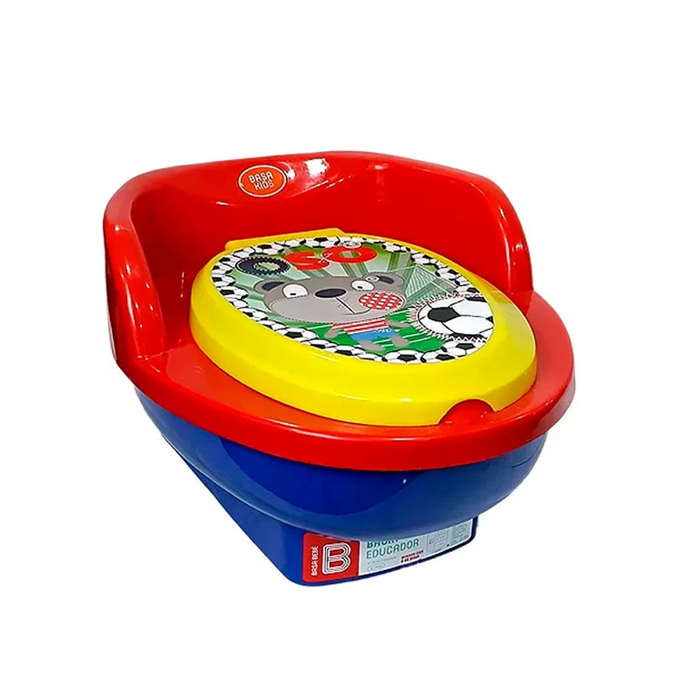 Bacin Eduacador Baby Basa Box Azul Rojo